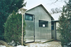 Könnyűszerkezetes ALU épület.